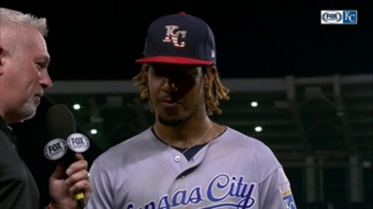 Mondesi on the extra-inning win: 'We battle through the end'