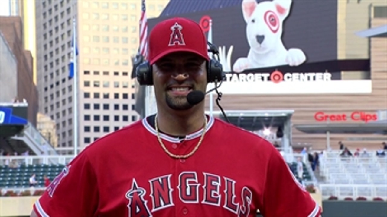 An emotional Albert Pujols shares what it means to tie Stan Musial on RBI list