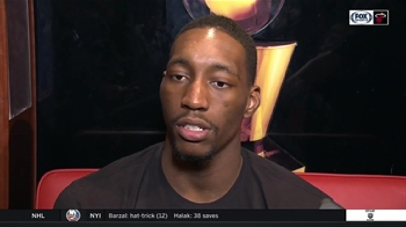 Bam Adebayo says the NBA is all about learning and growing