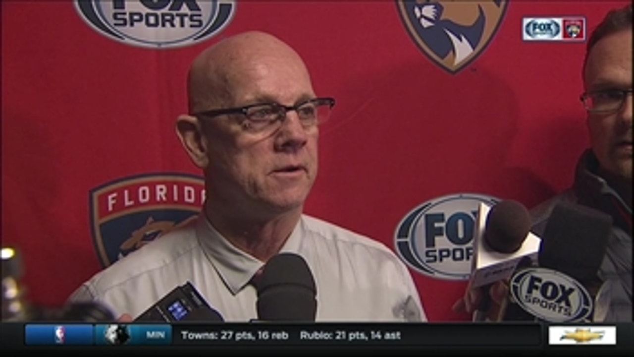 Tom Rowe on Panthers' loss to Flames: They played a good game