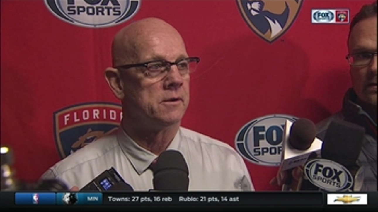 Tom Rowe on Panthers' loss to Flames: They played a good game