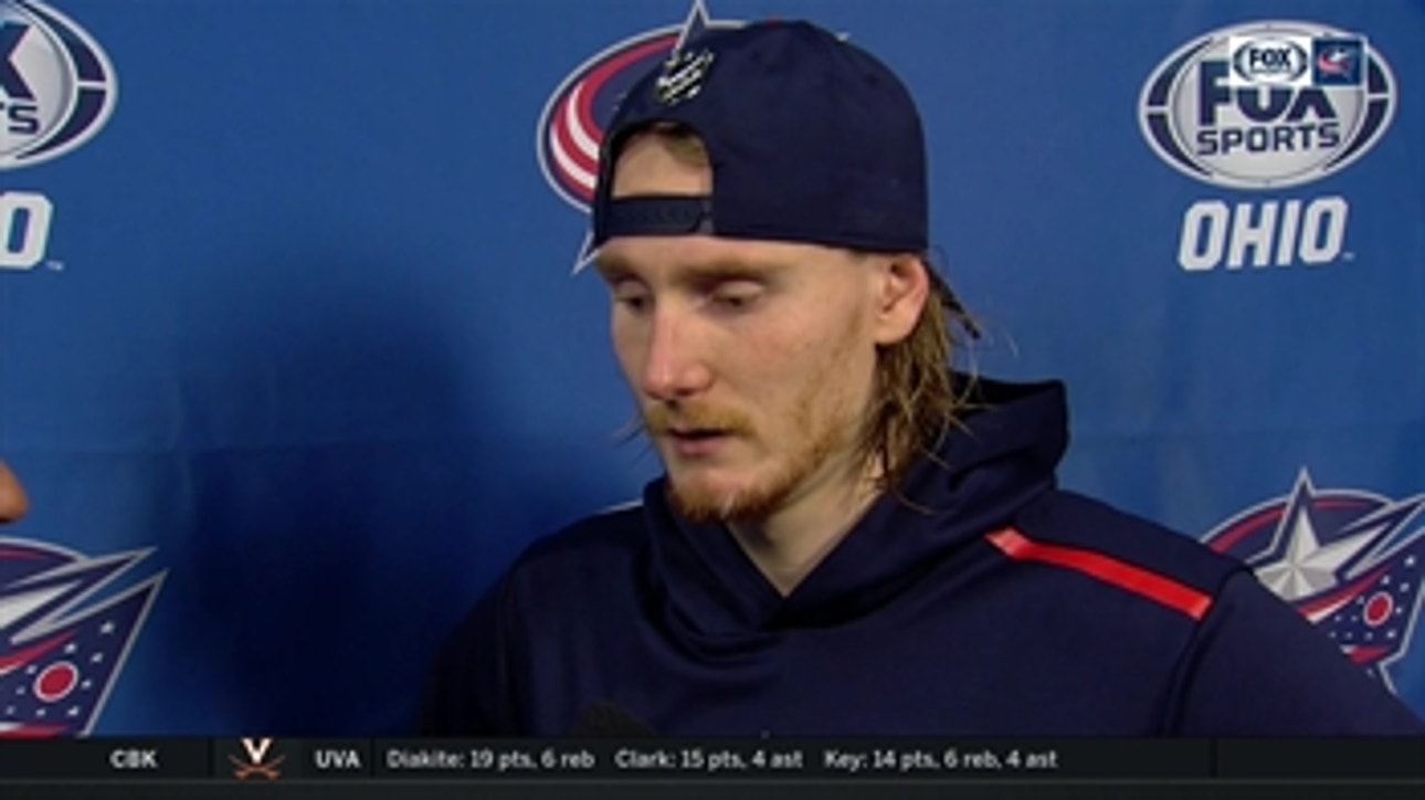 Joonas Korpisalo enjoyed playing with a rare third-period cushion