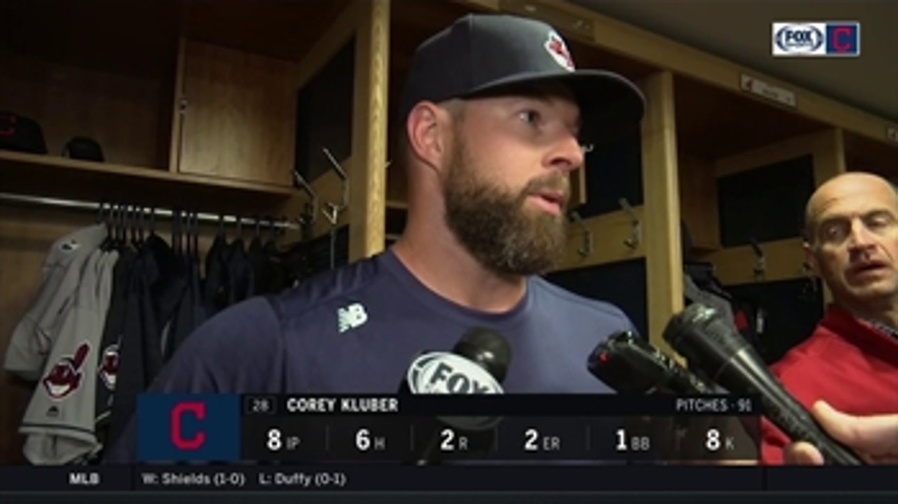 Corey Kluber says cutter got away from him against Cruz in first inning