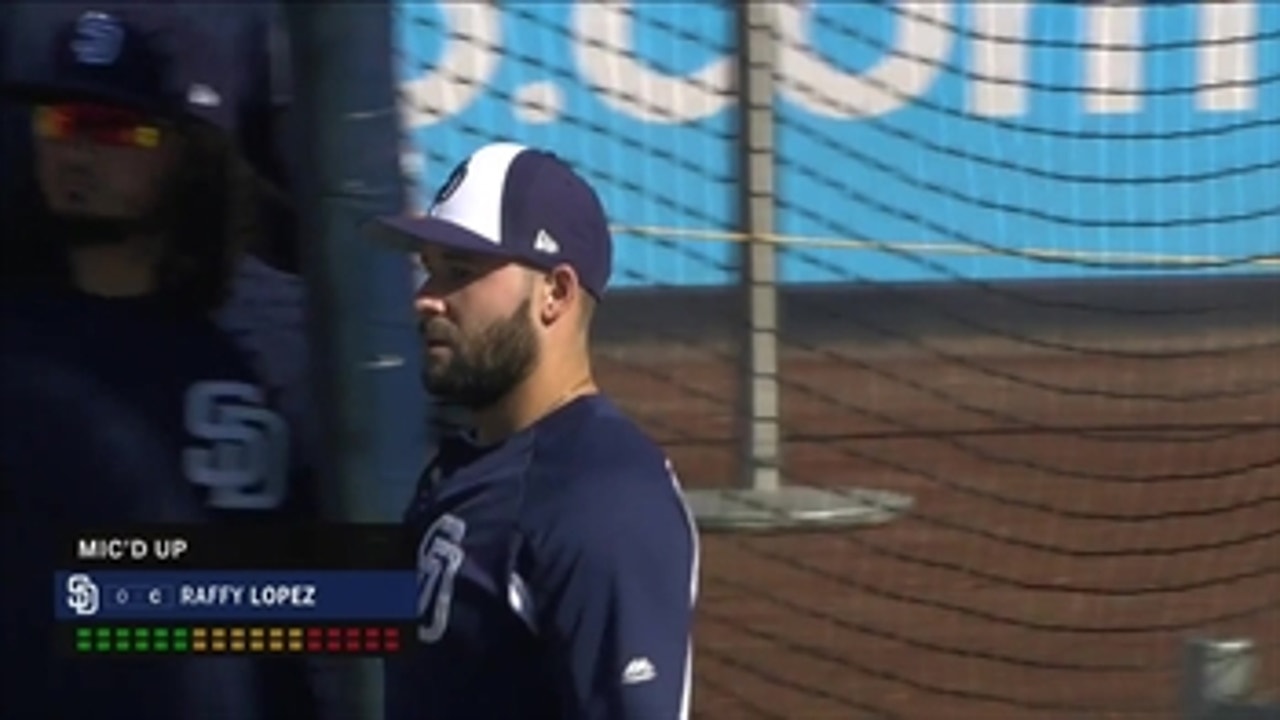 Padres catcher Raffy Lopez mic'd up