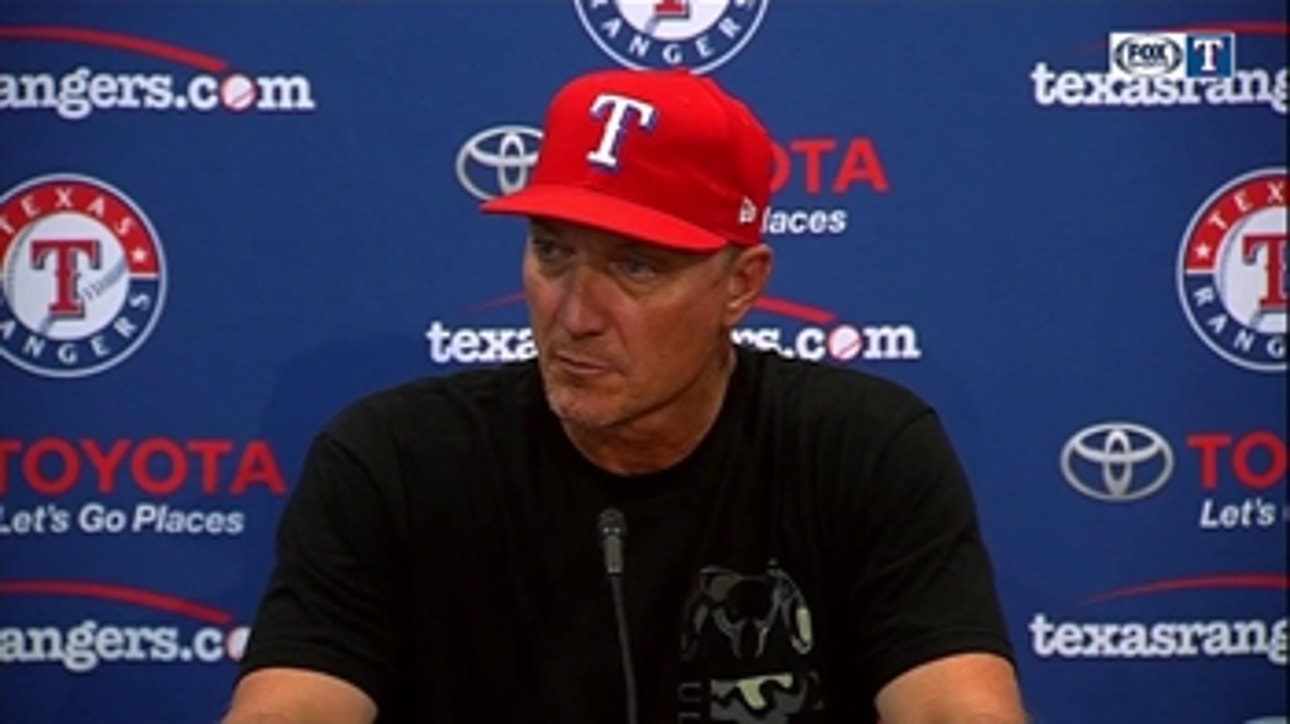 Jeff Banister on 7-6 loss against Athletics in finale