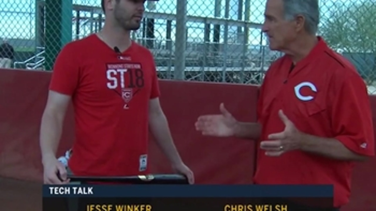 Jesse Winker shares how he's learned from teammate Joey Votto