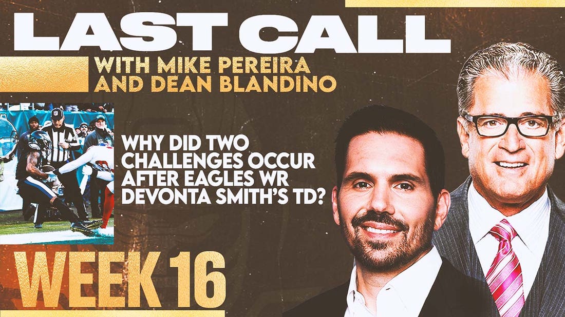 Mike Pereira and Dean Blandino react to the double review on Devonta Smith's TD vs. Giants I Last Call Week 16
