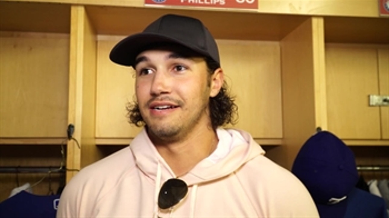 Tyler Phillips on having some jitters in Spring Training