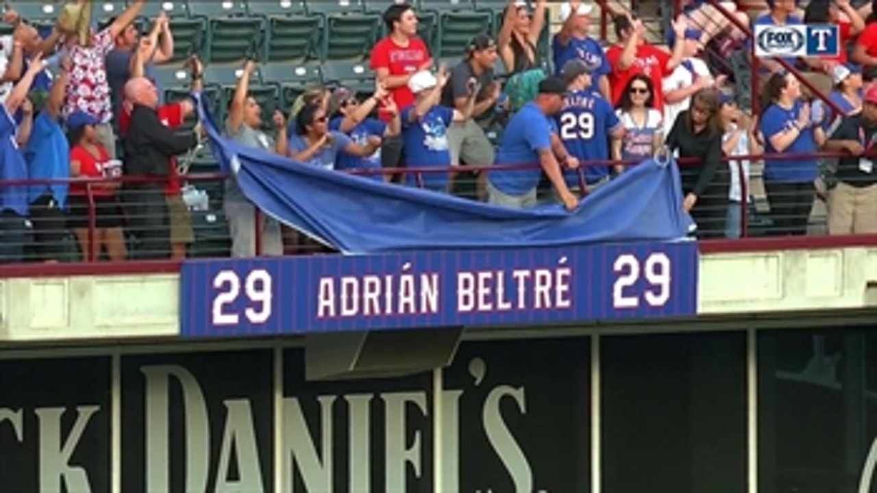 Beltre's No. 29 is Officially Retired ' Adrian Beltre Retirement Ceremony