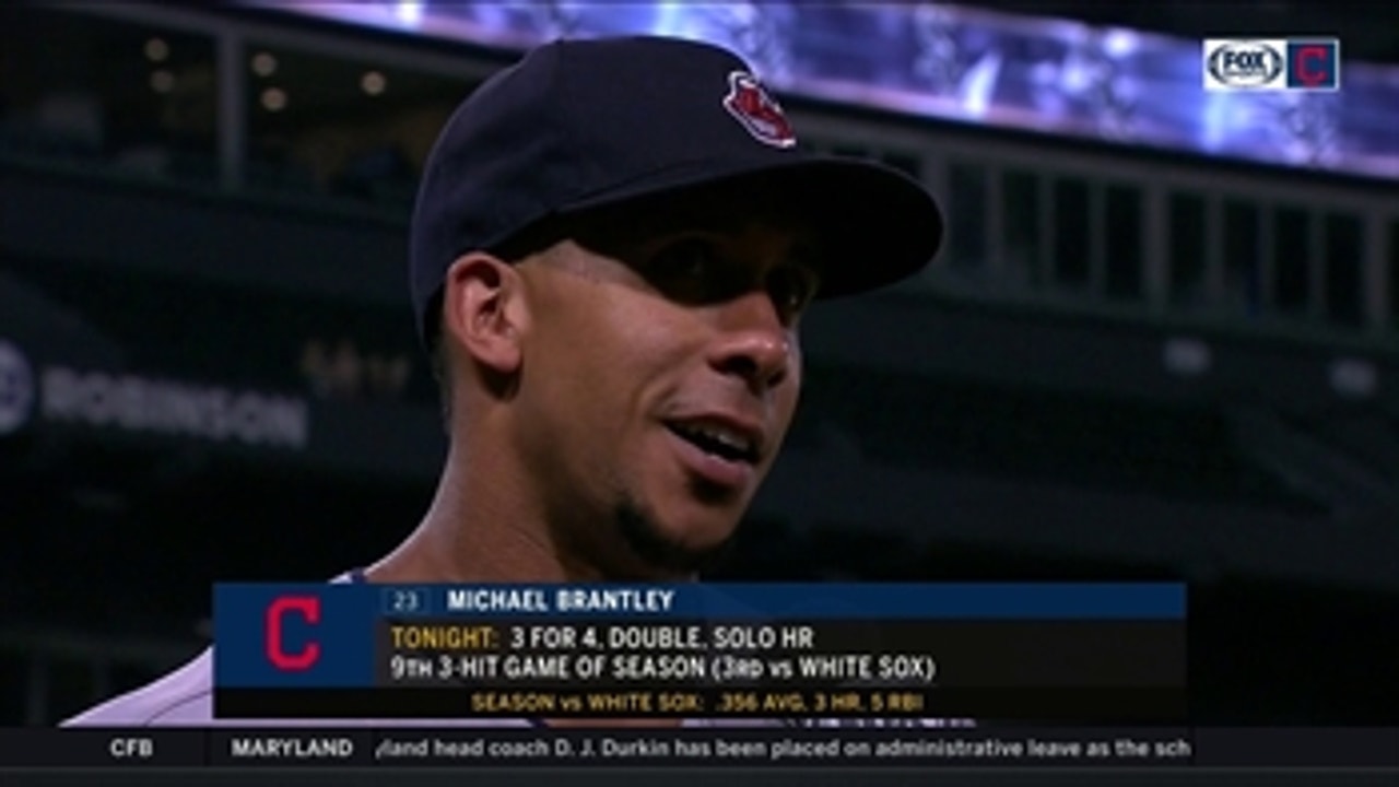 Michael Brantley talks facing Shields, adjustment at plate prior to HR