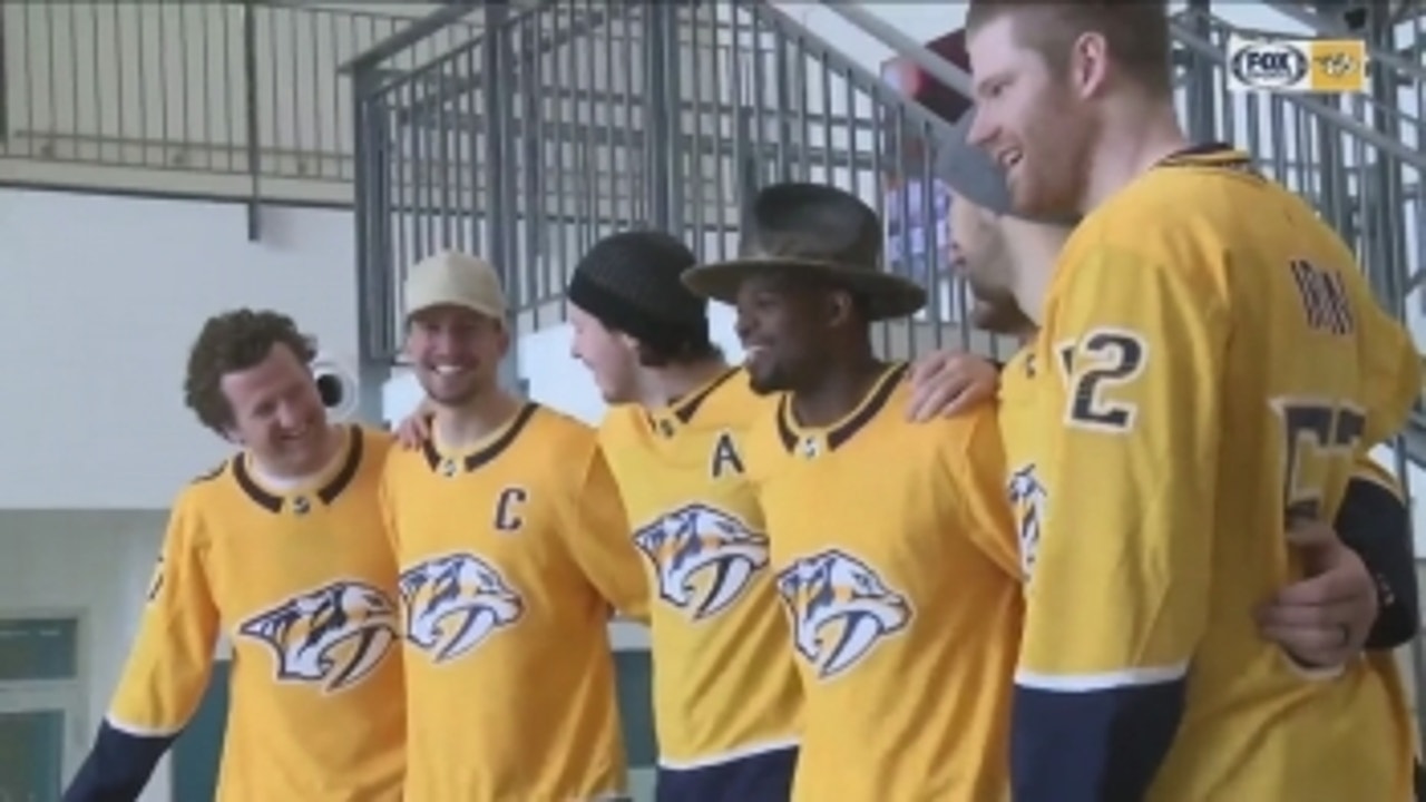 In return to Montreal, PK Subban and Predators teammates visited Montreal Children's Hospital