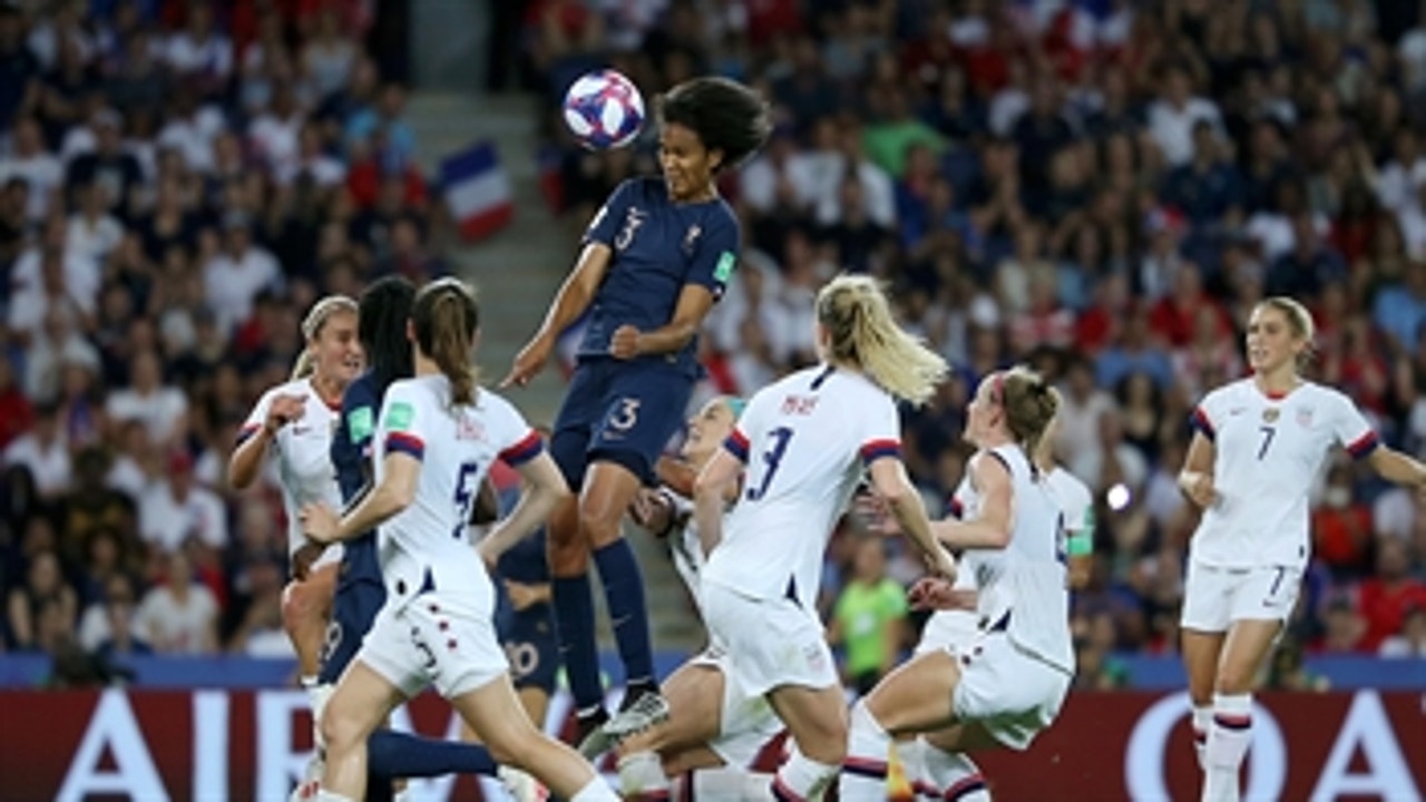 France's Wendie Renard pulls one back vs. the United States ' 2019 FIFA Women's World Cup™