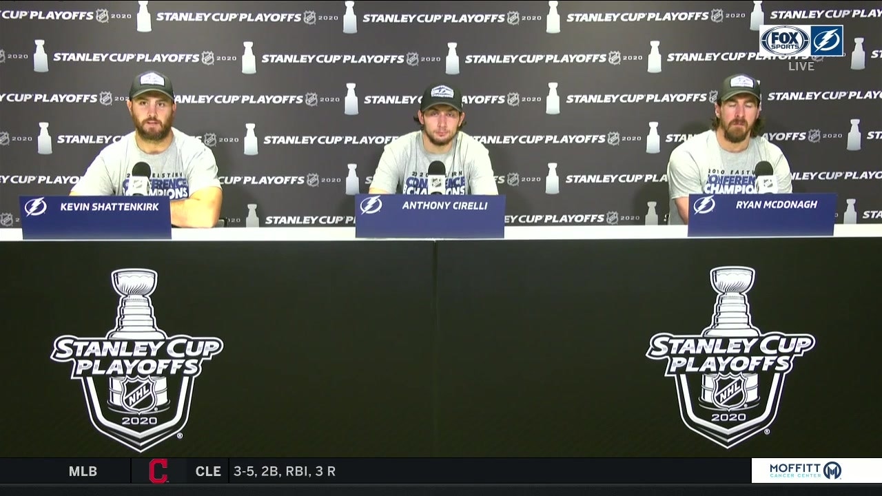 Kevin Shattenkirk, Anthony Cirelli, Ryan McDonagh on reaching Stanley Cup Final