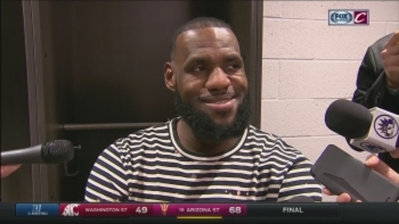 LeBron on Shumpert's big game: 'It must be the shoes.'