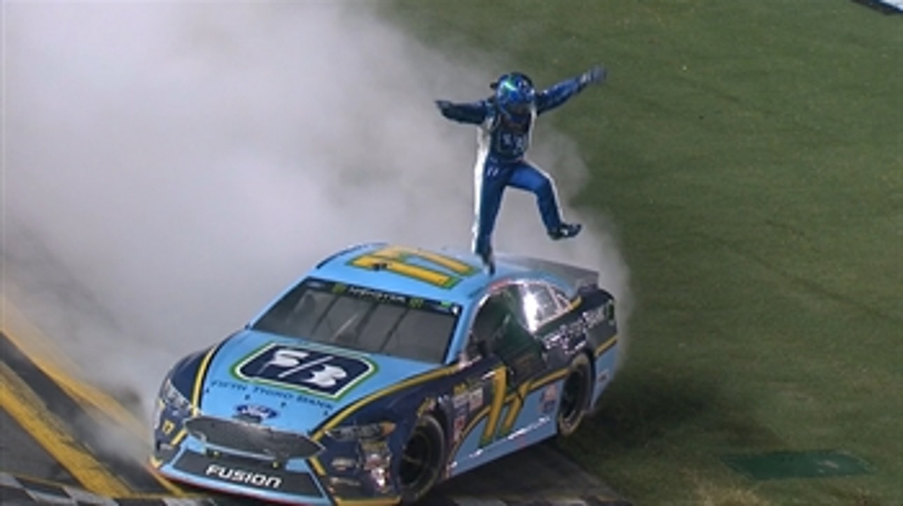 Ricky Stenhouse Jr. Wins Second Race of the Year | 2017 DAYTONA