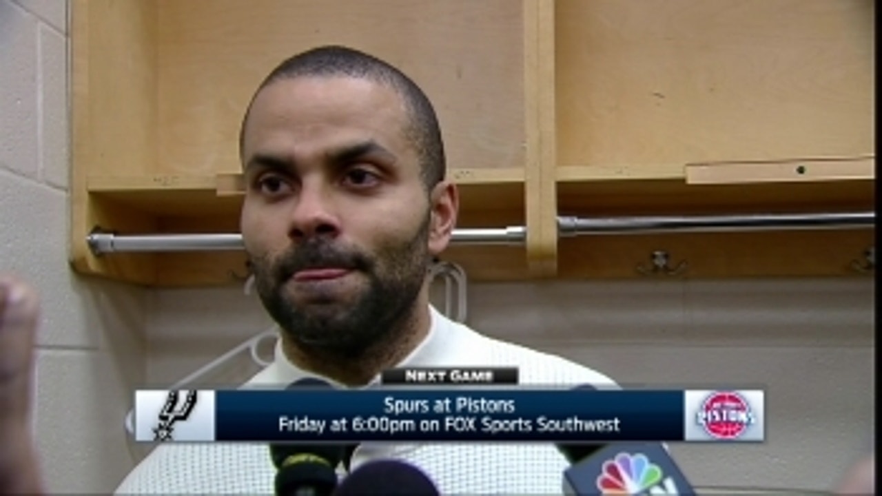 Tony Parker talks win over tough team in Philly