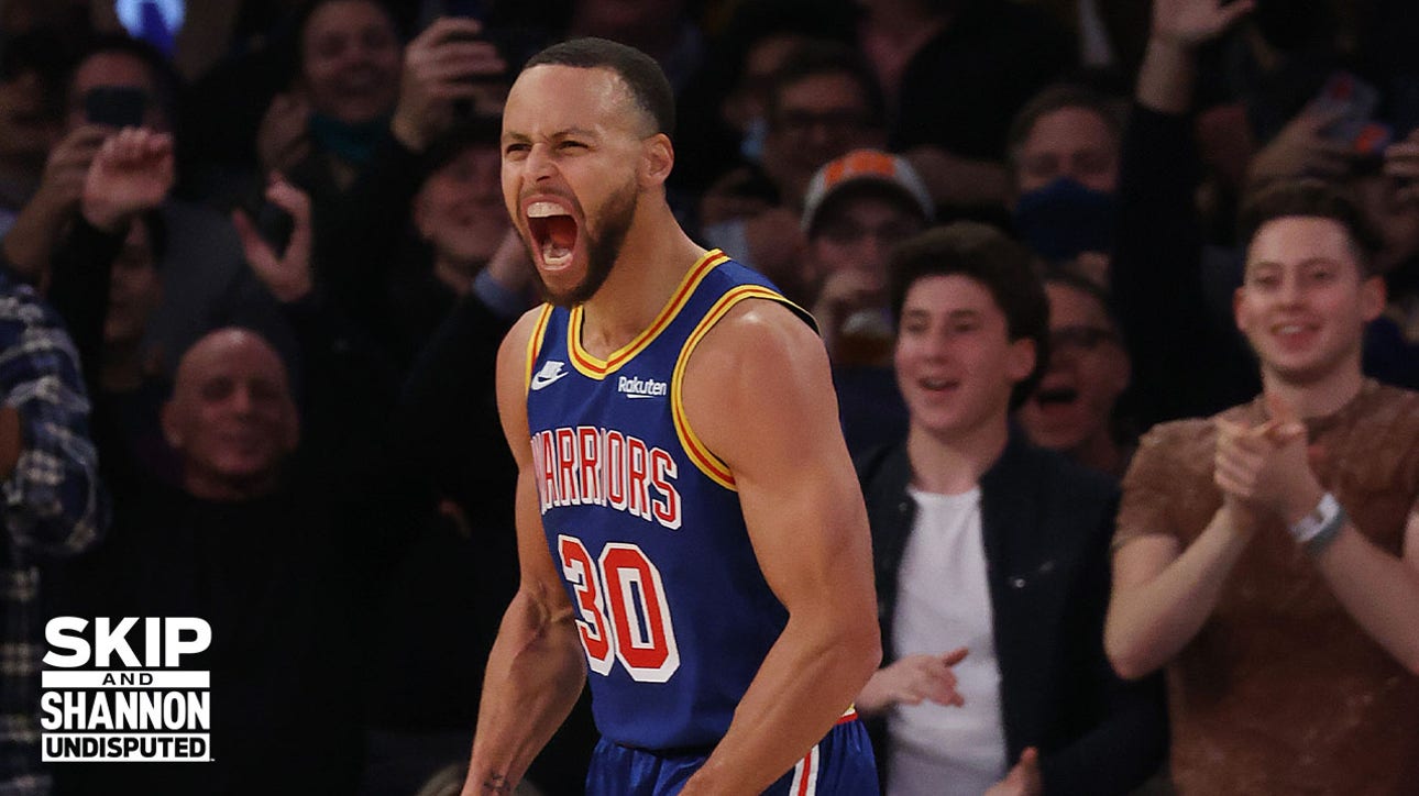 Shannon Sharpe reacts to Steph Curry breaking the all-time 3-point record at Madison Square Garden I UNDISPUTED