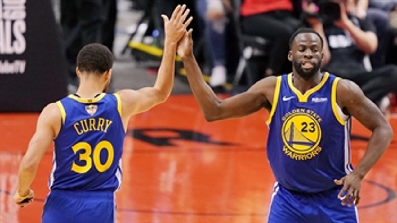 Nick Wright and Cris Carter react to the Warriors' Game 2 win over Raptors
