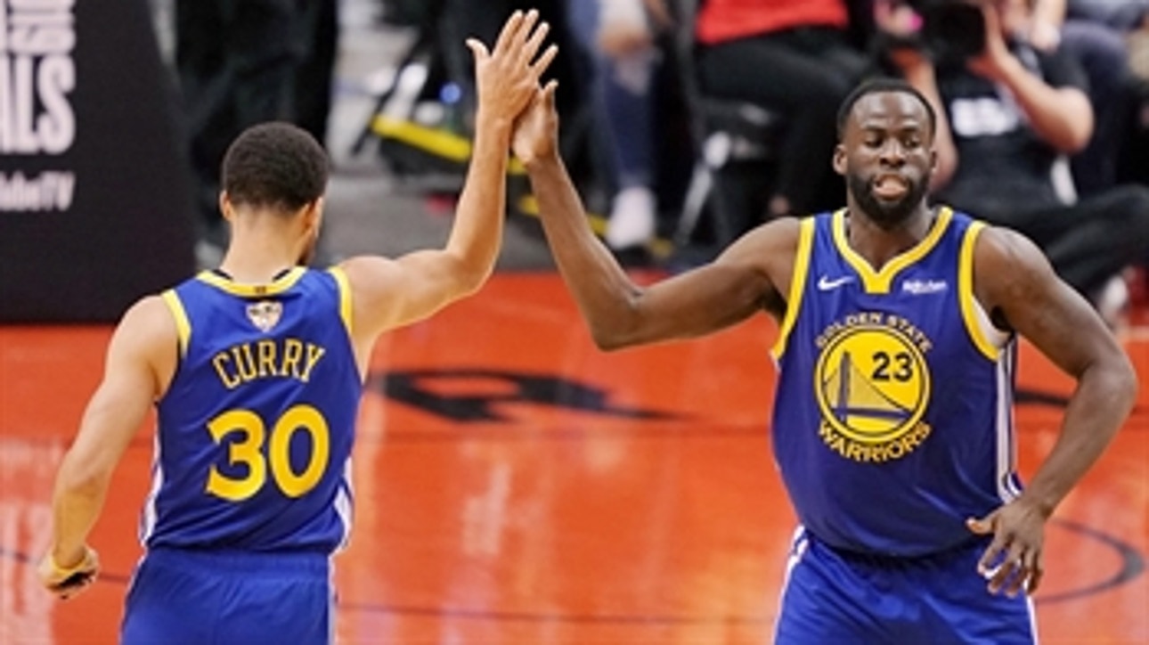 Nick Wright and Cris Carter react to the Warriors' Game 2 win over Raptors
