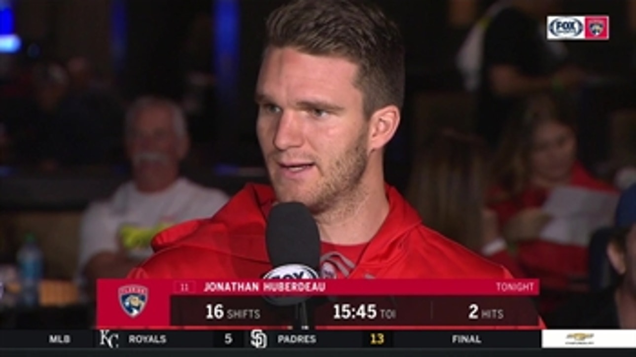 Jonathan Huberdeau: We wanna get a spot in the playoffs