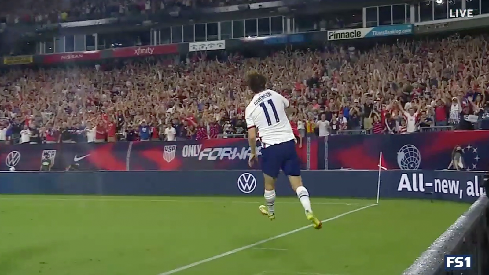 Brenden Aaronson gives USMNT a 1-0 advantage over Canada