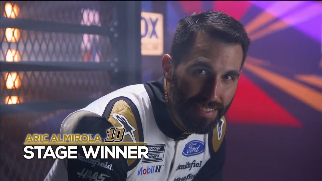 Aric Almirola wins Stage 1 of the NASCAR All-Star Open race ' NASCAR on FOX