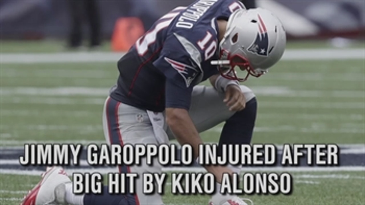 Jimmy Garoppolo injured on legal hit