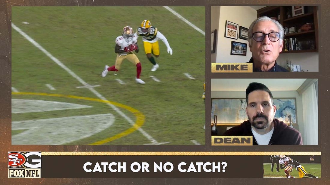 'It was clearly incomplete' — Mike Pereira & Blandino react to 49ers WR Brandon Aiyuk's catch & fumble vs. Packers I Last Call