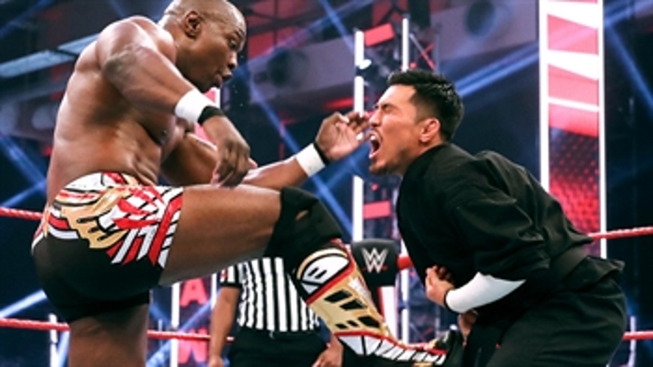 Shelton Benjamin vs. R-Truth vs. Akira Tozawa – 24/7 Championship Match: Raw, Aug. 3, 2020