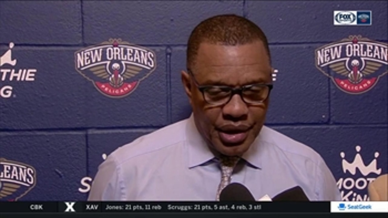 Alvin Gentry on New Orleans home loss to San Antonio