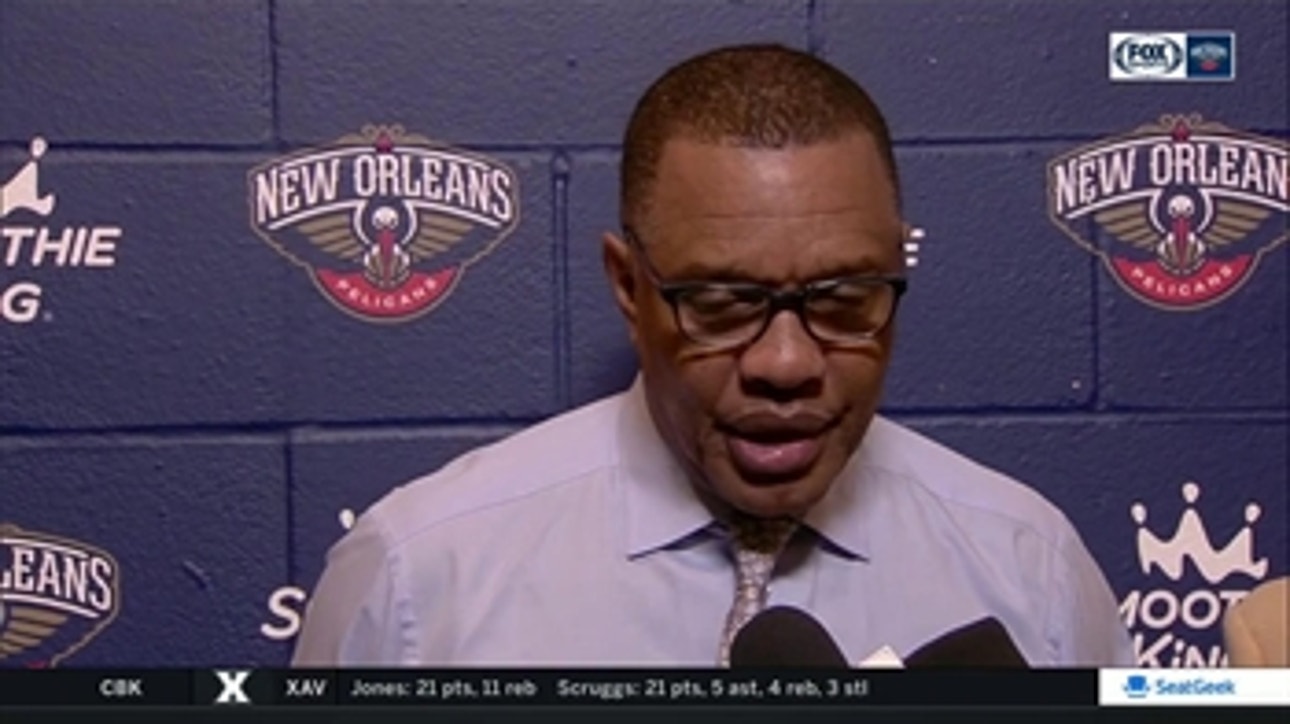Alvin Gentry on New Orleans home loss to San Antonio