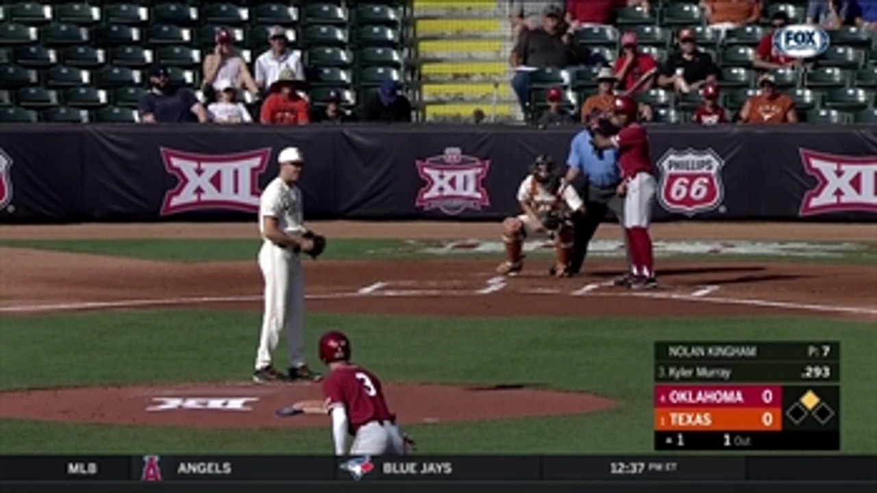 WATCH: Oklahoma Sooners vs. Texas Longhorns ' Big 12 Baseball Tournament