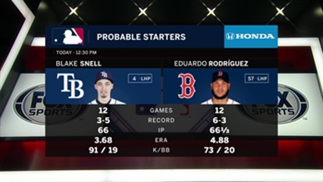 Blake Snell looks to secure series win for Rays in finale against Red Sox