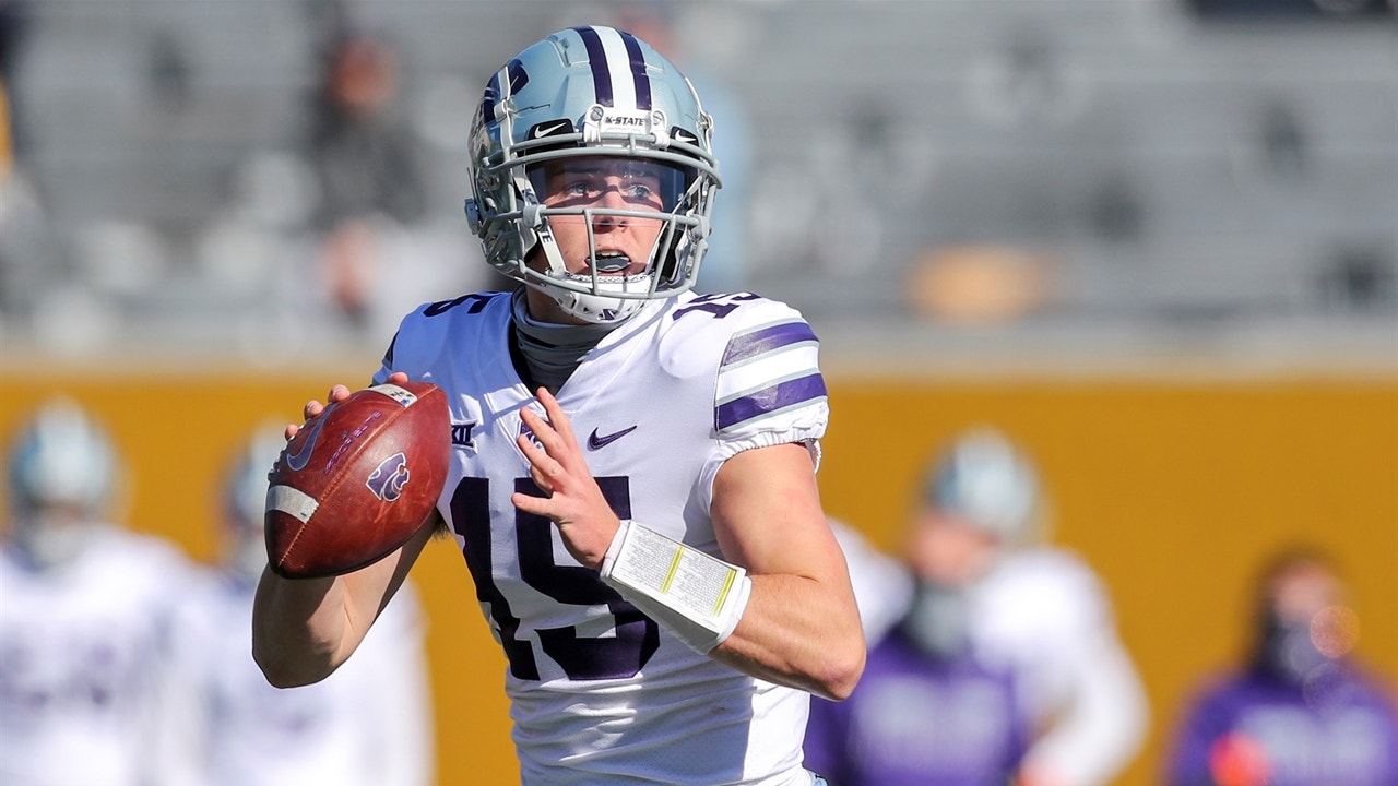 Will Howard hits Phillip Brooks for touchdown, puts Kansas State up 12-0 on Oklahoma State