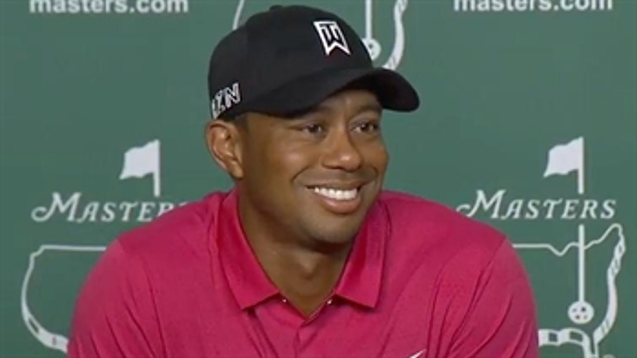 Tiger Woods will have two special caddies at Augusta this year