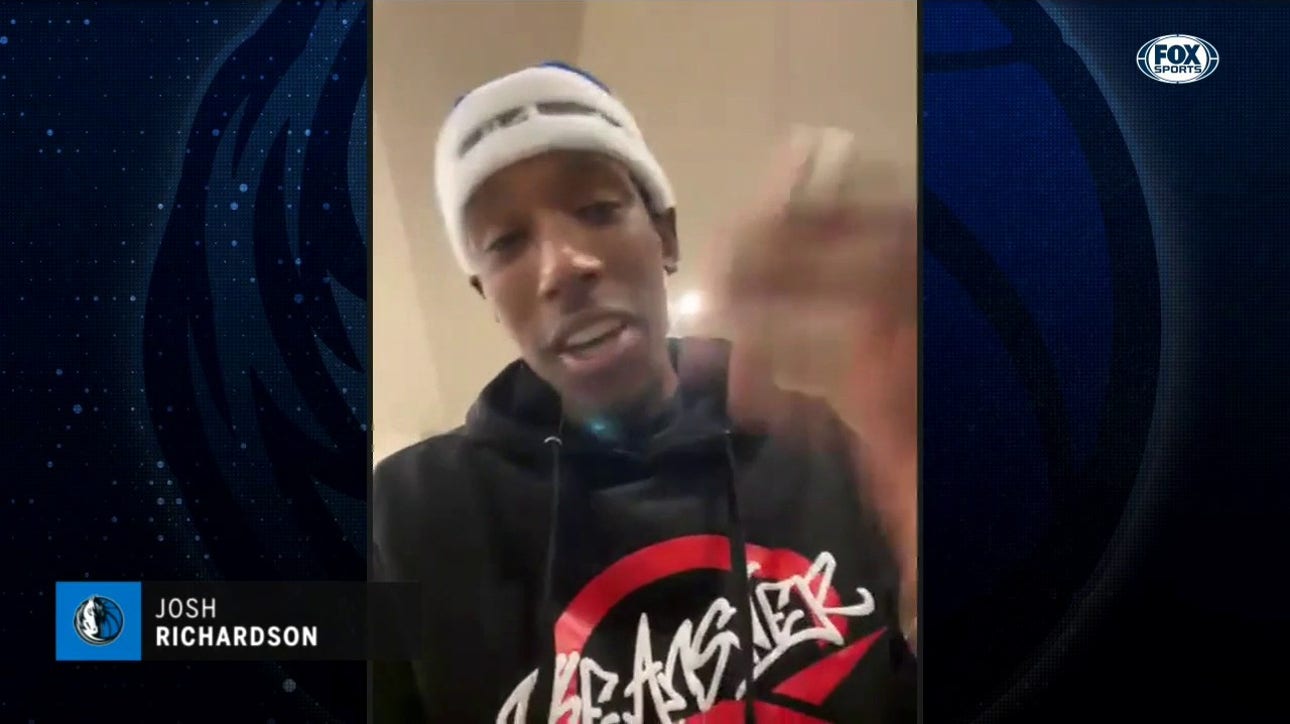 Josh Richardson Speaks to Kids of TAPS ' Mavs Insider