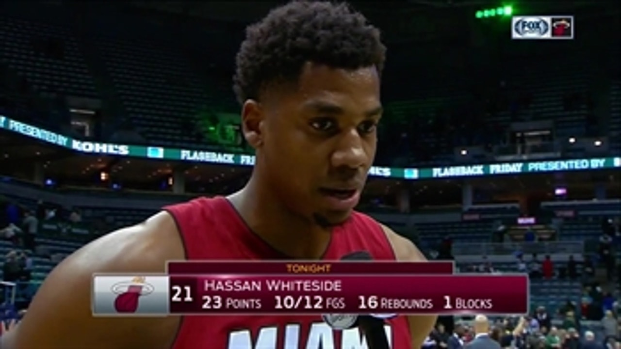 Hassan Whiteside says Heat needed to make statement vs. Bucks