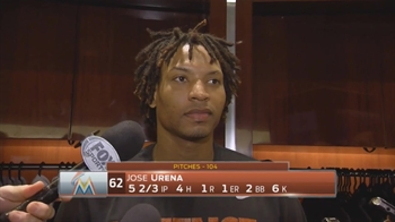 Jose Urena breaks down his start against the Padres