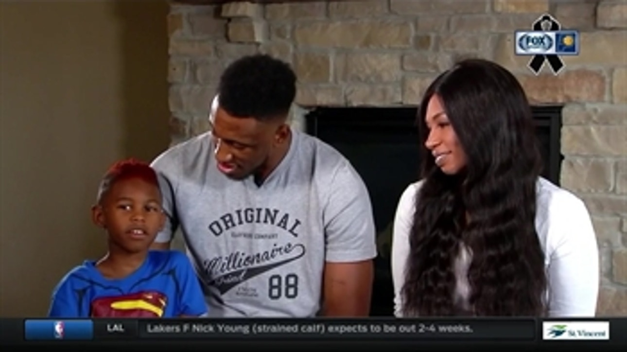 Thaddeus Young's kids love watching their dad play for the Pacers