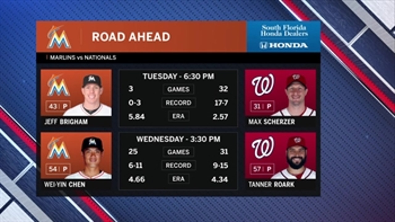 Marlins look to bounce back against Max Scherzer, Nationals