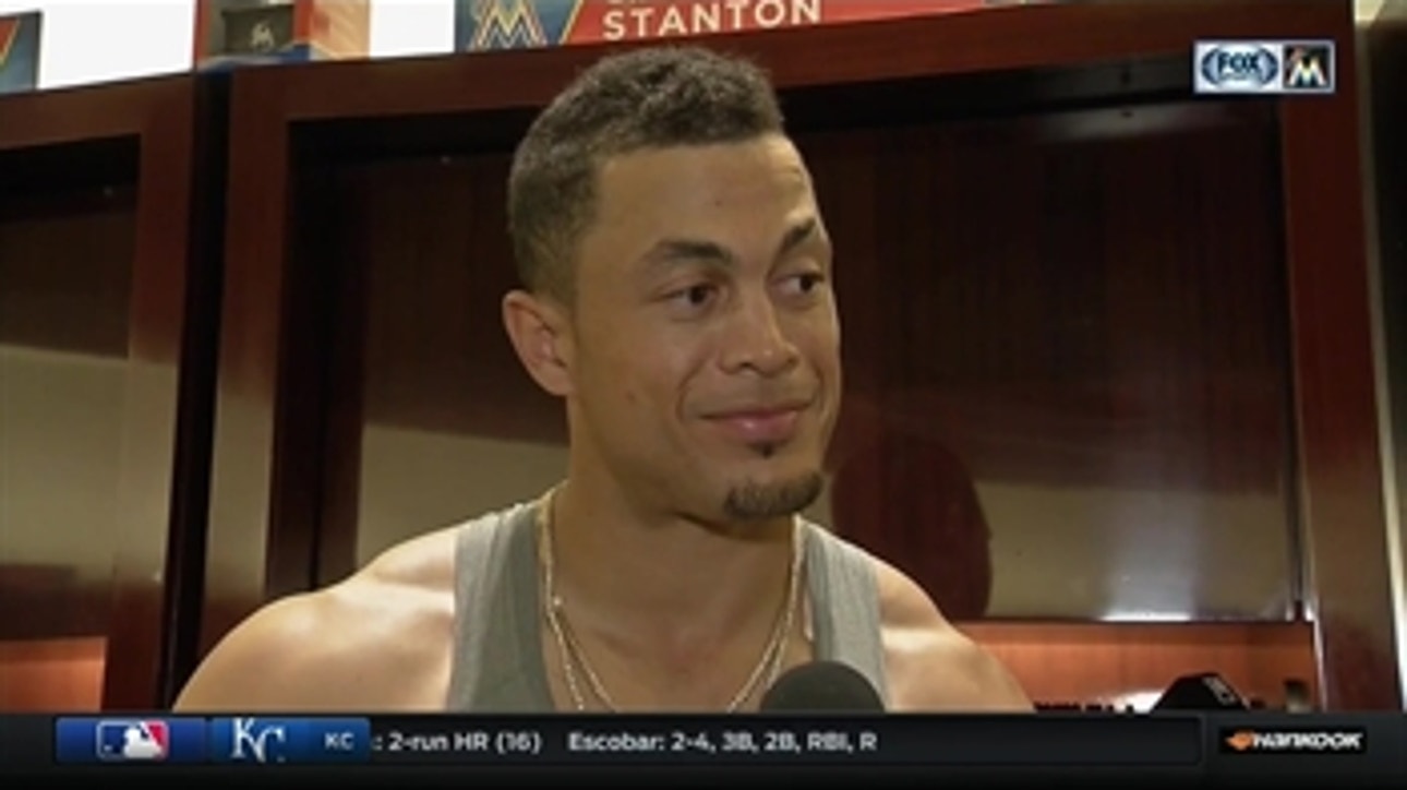 Giancarlo Stanton on his hot streak: I can't really explain it