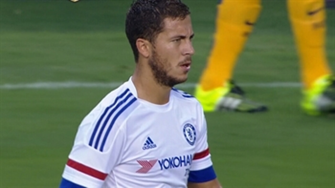 Hazard gives Chelsea early lead against Barca - 2015 International Champions Cup Highlights