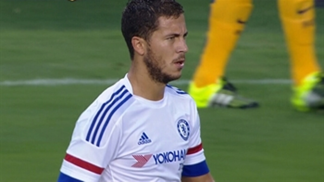 Hazard gives Chelsea early lead against Barca - 2015 International Champions Cup Highlights