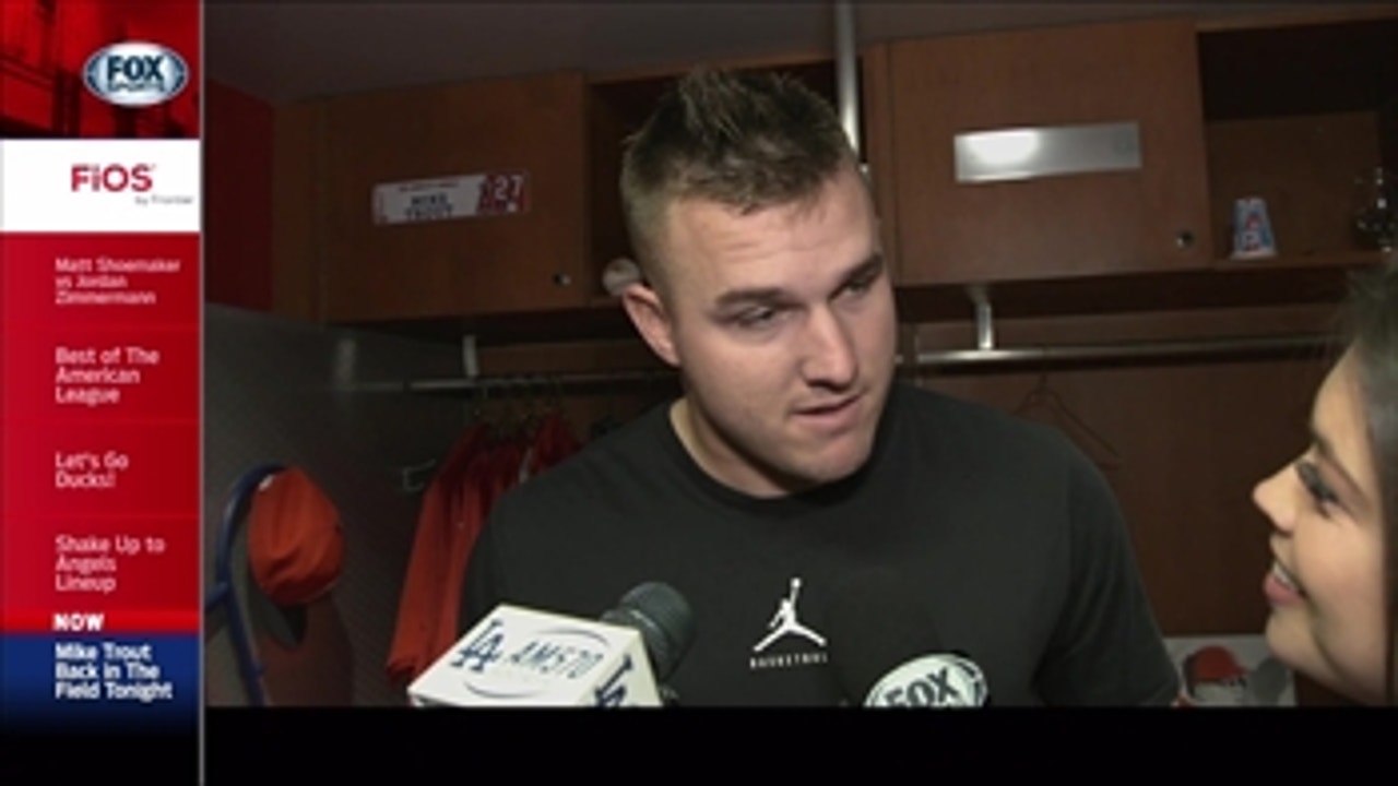 Angels Live: Mike Trout says 'it felt good' to be back