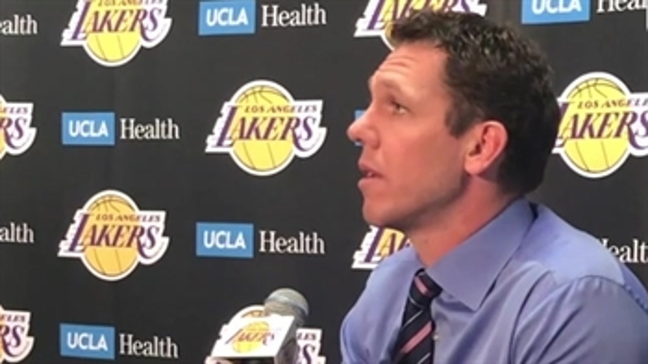 Luke Walton cites LeBron James' injury as a key factor for the Lakers' disappointing season