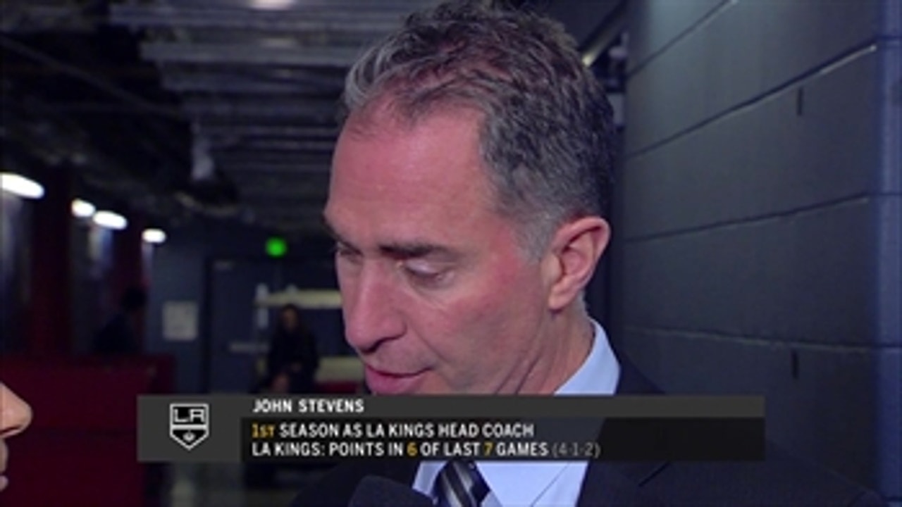 LA Kings Live: Coach Stevens 'I thought it was a tremendous effort by our team and especially by our leadership group!'