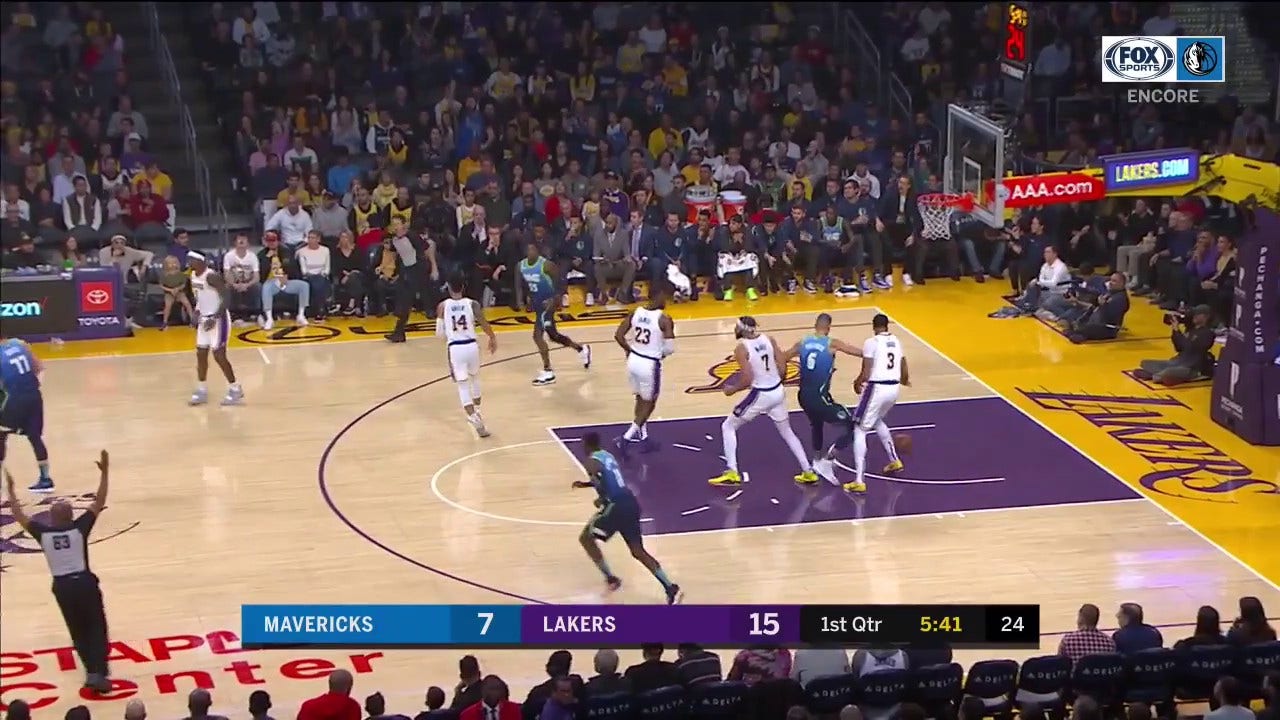 WATCH: Luka Doncic Gets Going with a 3 Ball vs. the Lakers | Mavs ENCORE