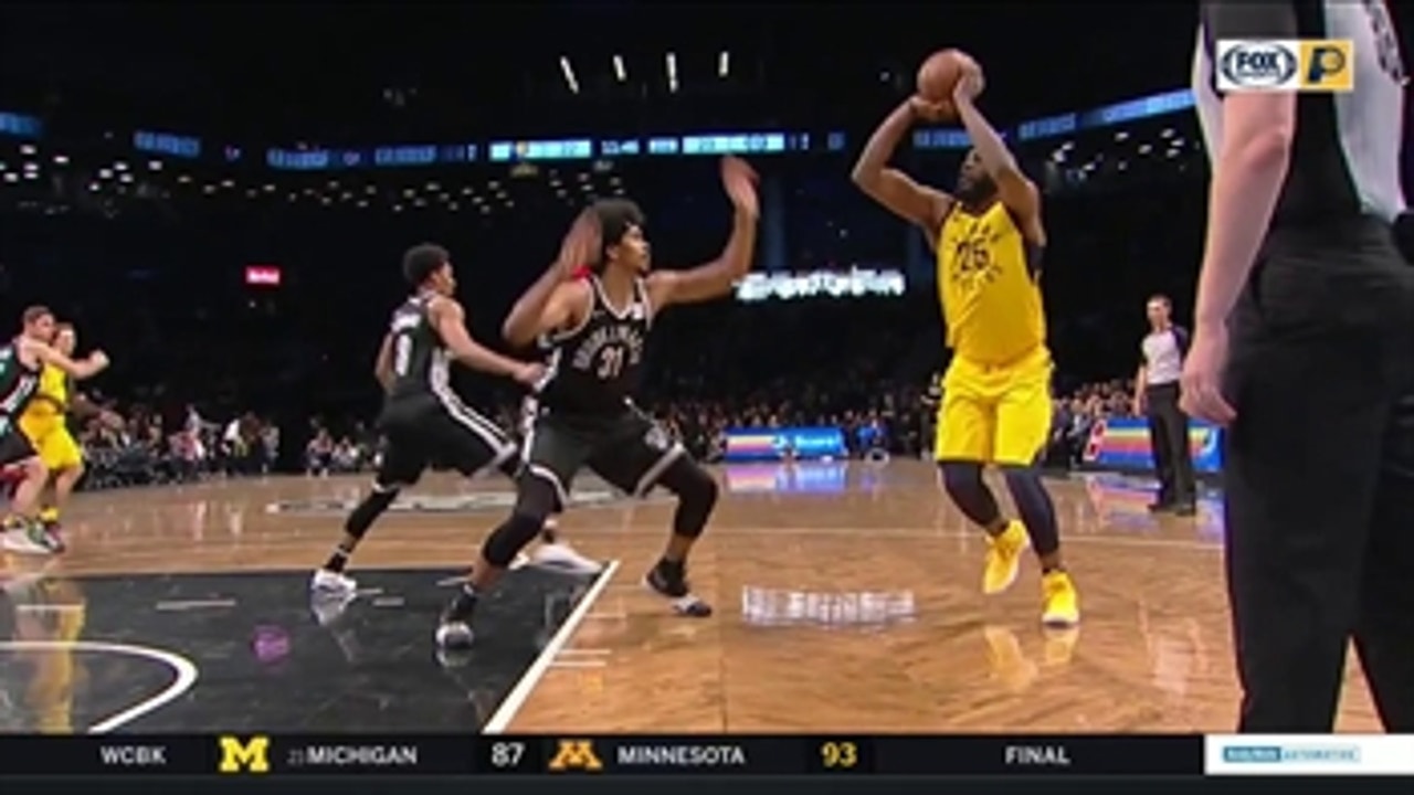 WATCH: Pacers outlast Nets for the season sweep