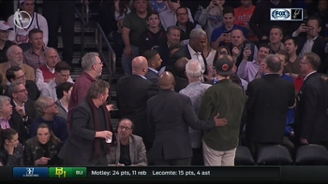 Spurs Live: Charles Oakley escorted out of MSG