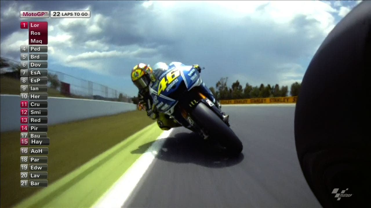 MotoGP:  Valentino Rossi into the Lead - Catalunya GP 2014